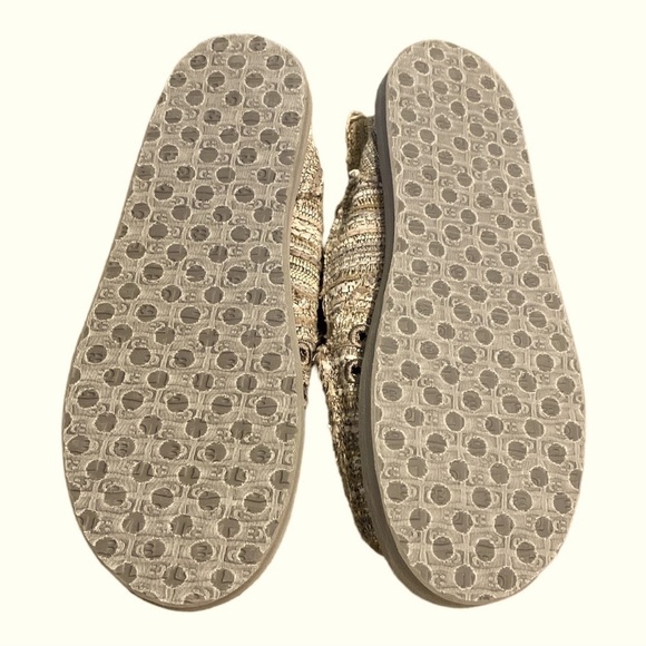 Sanuk Donna Sidewalk Surfer SlipOn Flats NWT Size 5 Natural Tan - Picture 10 of 12